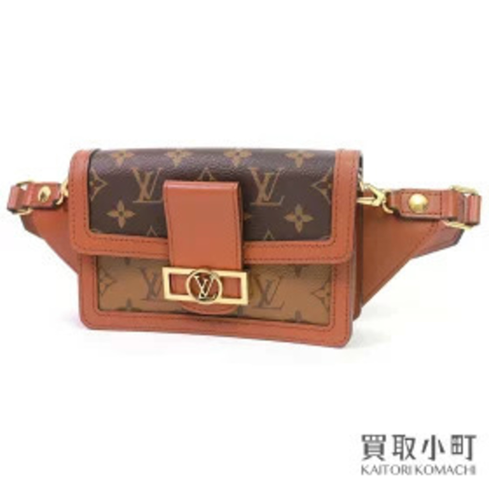 Louis Vuitton Dauphine Bum bag Monogram Reverse Belt Bag Waist Pouch Clutch LV